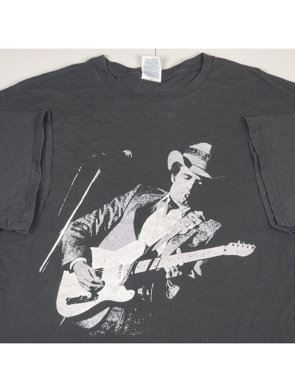 Vintage Merle Haggard Black Band Tee Country Music Graphic T-Shirt XL Y2K